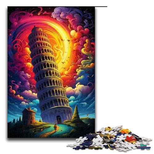 Puzzle für Erwachsene 1000 Teile Schiefer Turm von Pisa Italien Puzzle für Erwachsene Holzspiele für die ganze Familie Weihnachts und Geburtstagsgeschenke 75 x 50 cm Puzzle für Erwachsene 1000 Teile Schiefer Turm von Pisa Italien Puzzle für Erwachsene Holzspiele für die ganze Familie Weihnachts und Geburtstagsgeschenke 75 x 50 cm von QSYFNBZL