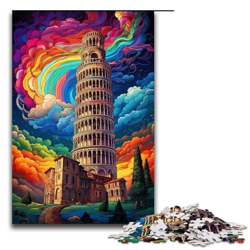 Puzzle für Erwachsene 1000 Teile Schiefer Turm von Pisa Italien Spielzeug Denkspiel ganze Familie 75 x 50 cm Puzzle für Erwachsene 1000 Teile Schiefer Turm von Pisa Italien Spielzeug Denkspiel ganze Familie 75 x 50 cm von QSYFNBZL