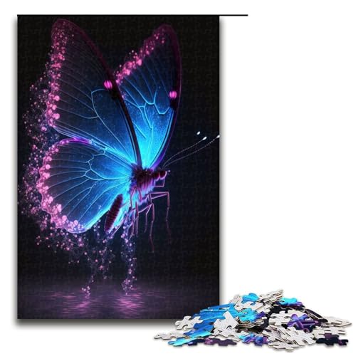 Puzzle für Erwachsene 1000 Teile Schmetterling Holzpuzzle Lernspielzeug Familienspiele 75 x 50 cm Puzzle für Erwachsene 1000 Teile Schmetterling Holzpuzzle Lernspielzeug Familienspiele 75 x 50 cm von QSYFNBZL