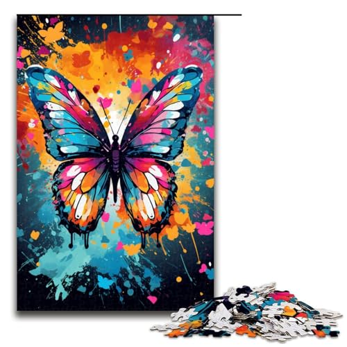 Puzzle für Erwachsene 1000 Teile Schmetterling von SplattersLots of Coloured Clour unmögliches Puzzle Familienspiel Stressabbau schwierige Herausforderung 75 x 50 cm Puzzle für Erwachsene 1000 Teile Schmetterling von SplattersLots of Coloured Clour unmögliches Puzzle Familienspiel Stressabbau schwierige Herausforderung 75 x 50 cm von QSYFNBZL