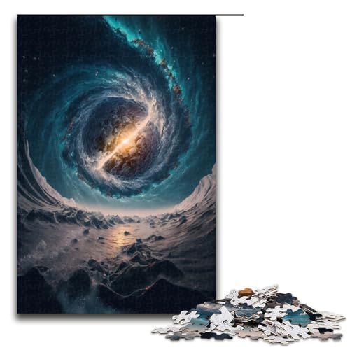 Puzzle für Erwachsene 1000 Teile Schwarzes Loch Ozeanwirbel Puzzle für Kinder Holzpuzzle Dekomprimieren intellektuelles Lernspielzeug 75 x 50 cm Puzzle für Erwachsene 1000 Teile Schwarzes Loch Ozeanwirbel Puzzle für Kinder Holzpuzzle Dekomprimieren intellektuelles Lernspielzeug 75 x 50 cm von QSYFNBZL