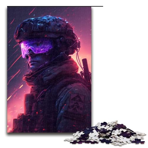 Puzzle für Erwachsene 1000 Teile Soldat Puzzle Lernspiele für Zuhause DIY Spielzeug tolles Geschenk für Spiele 75 x 50 cm Puzzle für Erwachsene 1000 Teile Soldat Puzzle Lernspiele für Zuhause DIY Spielzeug tolles Geschenk für Spiele 75 x 50 cm von QSYFNBZL