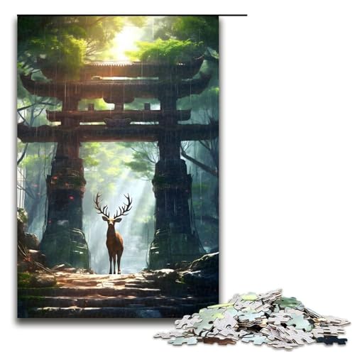 Puzzle für Erwachsene 1000 Teile Spirit of The Forest Puzzle für Erwachsene Holzspiele für die ganze Familie Weihnachts und Geburtstagsgeschenke 75 x 50 cm Puzzle für Erwachsene 1000 Teile Spirit of The Forest Puzzle für Erwachsene Holzspiele für die ganze Familie Weihnachts und Geburtstagsgeschenke 75 x 50 cm von QSYFNBZL