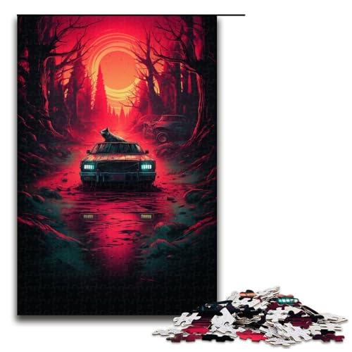 Puzzle für Erwachsene 1000 Teile Supernatural Autospielzeug intellektuelles Spiel ganze Familie 75 x 50 cm Puzzle für Erwachsene 1000 Teile Supernatural Autospielzeug intellektuelles Spiel ganze Familie 75 x 50 cm von QSYFNBZL