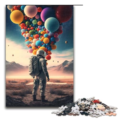 Puzzle für Erwachsene 1000 Teile The Balloon Explorer Puzzlespiel Spielzeug lustig 75 x 50 cm von QSYFNBZL