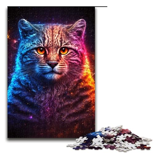 Puzzle für Erwachsene 1000 Teile Tier Pallas Katze Hands on Spiel 75 x 50 cm von QSYFNBZL