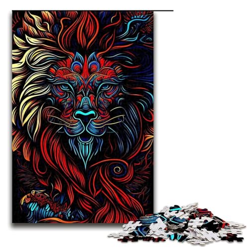 Puzzle für Erwachsene 1000 Teile Tierspielzeug Denkspiel ganze Familie 75 x 50 cm Puzzle für Erwachsene 1000 Teile Tierspielzeug Denkspiel ganze Familie 75 x 50 cm von QSYFNBZL