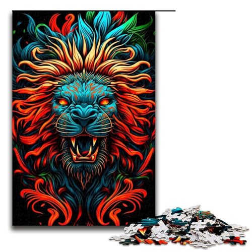 Puzzle für Erwachsene 1000 Teile Tierspielzeug Denkspiel ganze Familie 75 x 50 cm Puzzle für Erwachsene 1000 Teile Tierspielzeug Denkspiel ganze Familie 75 x 50 cm von QSYFNBZL