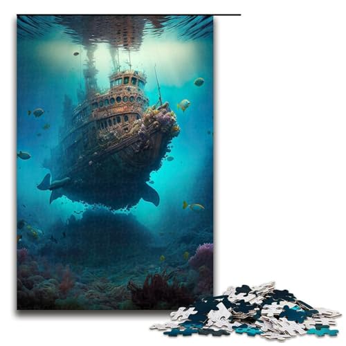 Puzzle für Erwachsene 1000 Teile Unterwasserwelt Kunstwerk Geburtstagsgeschenk Wandkunst 75 x 50 cm Puzzle für Erwachsene 1000 Teile Unterwasserwelt Kunstwerk Geburtstagsgeschenk Wandkunst 75 x 50 cm von QSYFNBZL