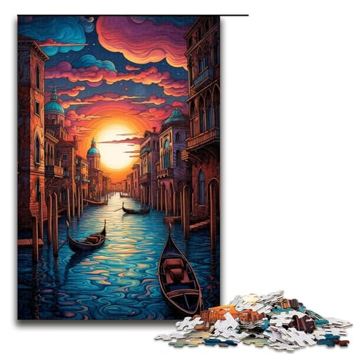 Puzzle für Erwachsene 1000 Teile Venedig Italien Puzzle für Erwachsene Holzspiele für die ganze Familie Weihnachts und Geburtstagsgeschenke 75 x 50 cm Puzzle für Erwachsene 1000 Teile Venedig Italien Puzzle für Erwachsene Holzspiele für die ganze Familie Weihnachts und Geburtstagsgeschenke 75 x 50 cm von QSYFNBZL