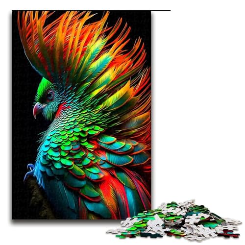 Puzzle für Erwachsene 1000 Teile Vogel Puzzle für Lernspiele Herausforderungsspielzeug einzigartige Heimdekoration und Geschenke 75 x 50 cm von QSYFNBZL