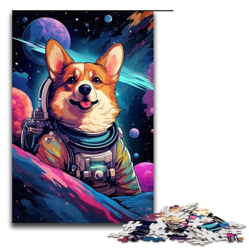 Puzzle für Erwachsene 1000 Teile Welpe im Raumanzug Puzzle für Erwachsene Holzspiele für die ganze Familie Weihnachts und Geburtstagsgeschenke 75 x 50 cm Puzzle für Erwachsene 1000 Teile Welpe im Raumanzug Puzzle für Erwachsene Holzspiele für die ganze Familie Weihnachts und Geburtstagsgeschenke 75 x 50 cm von QSYFNBZL