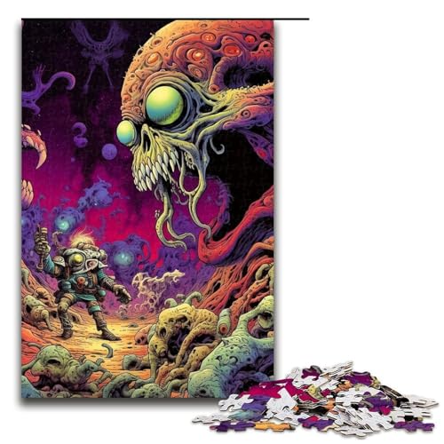 Puzzle für Erwachsene 1000 Teile Weltraummonster Geburtstagsgeschenk Geschenke für Teenager ab 14 Jahren 75 x 50 cm Puzzle für Erwachsene 1000 Teile Weltraummonster Geburtstagsgeschenk Geschenke für Teenager ab 14 Jahren 75 x 50 cm von QSYFNBZL