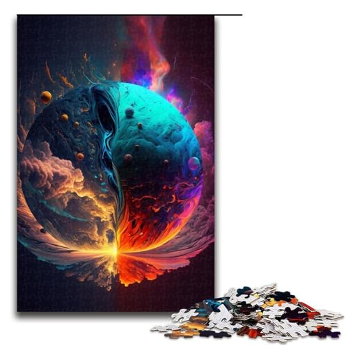 Puzzle für Erwachsene 1000 Teile Weltraumplaneten Puzzle Geburtstagsgeschenk für Teenager ab 14 Jahren 75 x 50 cm Puzzle für Erwachsene 1000 Teile Weltraumplaneten Puzzle Geburtstagsgeschenk für Teenager ab 14 Jahren 75 x 50 cm von QSYFNBZL