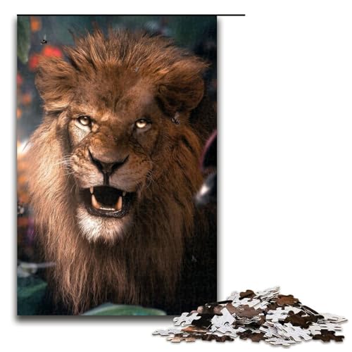 Puzzle für Erwachsene 1000 Teile Wilder Löwe Puzzle für Erwachsene Holz Familienspiele Weihnachts und Geburtstagsgeschenke 75 x 50 cm Puzzle für Erwachsene 1000 Teile Wilder Löwe Puzzle für Erwachsene Holz Familienspiele Weihnachts und Geburtstagsgeschenke 75 x 50 cm von QSYFNBZL