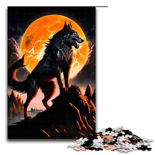 Puzzle für Erwachsene 1000 Teile Wolf Puzzle Spielspielzeug lustig 75 x 50 cm Puzzle für Erwachsene 1000 Teile Wolf Puzzle Spielspielzeug lustig 75 x 50 cm von QSYFNBZL