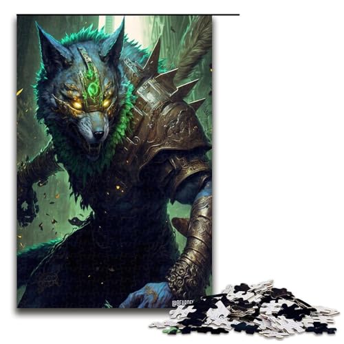 Puzzle für Erwachsene 1000 Teile Wolfskrieger Puzzle Spielspielzeug lustig 75 x 50 cm Puzzle für Erwachsene 1000 Teile Wolfskrieger Puzzle Spielspielzeug lustig 75 x 50 cm von QSYFNBZL