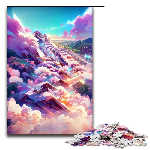 Puzzle für Erwachsene 1000 Teile Wolkenberg Puzzle Lernspiele für Zuhause DIY Spielzeug tolles Geschenk für Spiele 75 x 50 cm Puzzle für Erwachsene 1000 Teile Wolkenberg Puzzle Lernspiele für Zuhause DIY Spielzeug tolles Geschenk für Spiele 75 x 50 cm von QSYFNBZL