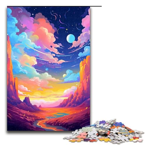 Puzzle für Erwachsene 1000 Teile Wüste ist von Spritzern umgeben viele Bunte Puzzles für Erwachsene Holzspiele für die ganze Familie Weihnachts und Geburtstagsgeschenke 75 x 50 cm Puzzle für Erwachsene 1000 Teile Wüste ist von Spritzern umgeben viele Bunte Puzzles für Erwachsene Holzspiele für die ganze Familie Weihnachts und Geburtstagsgeschenke 75 x 50 cm von QSYFNBZL