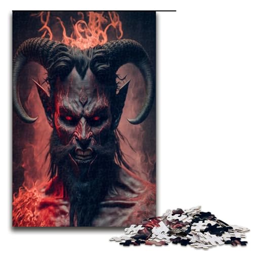 Puzzle für Erwachsene 1000 Teile Ziegenteufel Holzpuzzle Lernspielzeug Familienspiele 75 x 50 cm Puzzle für Erwachsene 1000 Teile Ziegenteufel Holzpuzzle Lernspielzeug Familienspiele 75 x 50 cm von QSYFNBZL