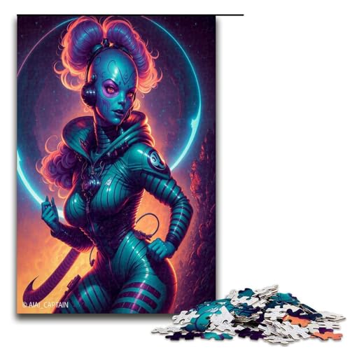 Puzzle für Erwachsene 1000 Teile blaues Monster Puzzle Spielspielzeug lustig 75 x 50 cm Puzzle für Erwachsene 1000 Teile blaues Monster Puzzle Spielspielzeug lustig 75 x 50 cm von QSYFNBZL