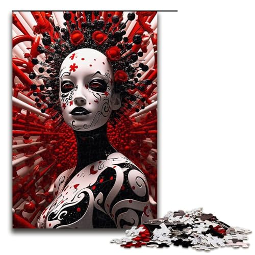Puzzle für Erwachsene 1000 Teile blutroter Schatten Puzzle für Erwachsene Holzspiele für die ganze Familie Weihnachts und Geburtstagsgeschenke 75 x 50 cm Puzzle für Erwachsene 1000 Teile blutroter Schatten Puzzle für Erwachsene Holzspiele für die ganze Familie Weihnachts und Geburtstagsgeschenke 75 x 50 cm von QSYFNBZL