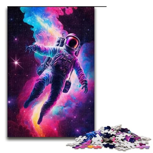 Puzzle für Erwachsene 1000 Teile buntes Astronauten Puzzle Lernspiele für Zuhause DIY Spielzeug tolles Geschenk für Spiele 75 x 50 cm Puzzle für Erwachsene 1000 Teile buntes Astronauten Puzzle Lernspiele für Zuhause DIY Spielzeug tolles Geschenk für Spiele 75 x 50 cm von QSYFNBZL