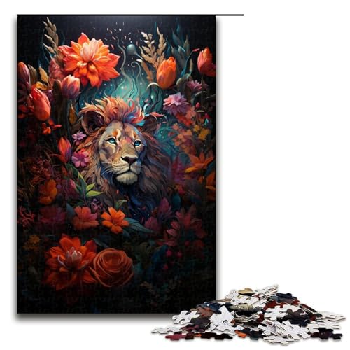 Puzzle für Erwachsene 1000 Teile buntes Löwen Puzzle Lernspiele für Zuhause DIY Spielzeug tolles Geschenk für Spiele 75 x 50 cm Puzzle für Erwachsene 1000 Teile buntes Löwen Puzzle Lernspiele für Zuhause DIY Spielzeug tolles Geschenk für Spiele 75 x 50 cm von QSYFNBZL