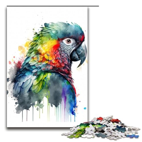 Puzzle für Erwachsene 1000 Teile buntes Papageien Malpuzzle Spiele Spielzeug Geschenk geeignet für die Schreibtischdekoration 75 x 50 cm Puzzle für Erwachsene 1000 Teile buntes Papageien Malpuzzle Spiele Spielzeug Geschenk geeignet für die Schreibtischdekoration 75 x 50 cm von QSYFNBZL