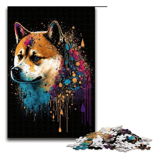 Puzzle für Erwachsene 1000 Teile buntes Shiba Inu Puzzle Geburtstagsgeschenk für Teenager ab 14 Jahren 1000 Teile Puzzle für Erwachsene 1000 Teile buntes Shiba Inu Puzzle Geburtstagsgeschenk für Teenager ab 14 Jahren 1000 Teile von QSYFNBZL