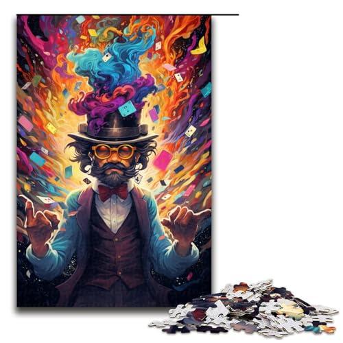 Puzzle für Erwachsene 1000 Teile buntes Zaubererspielzeug intellektuelles Spiel ganze Familie 75 x 50 cm Puzzle für Erwachsene 1000 Teile buntes Zaubererspielzeug intellektuelles Spiel ganze Familie 75 x 50 cm von QSYFNBZL