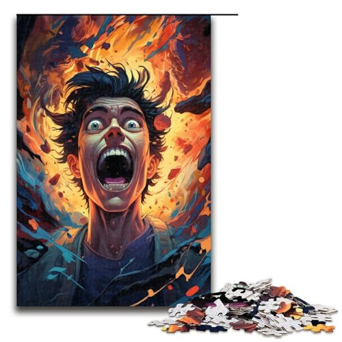 Puzzle für Erwachsene 1000 Teile buntes psychedelisches Gemälde Jungen Puzzle für Erwachsene Holz Familienspiele Weihnachts und Geburtstagsgeschenke 75 x 50 cm Puzzle für Erwachsene 1000 Teile buntes psychedelisches Gemälde Jungen Puzzle für Erwachsene Holz Familienspiele Weihnachts und Geburtstagsgeschenke 75 x 50 cm von QSYFNBZL
