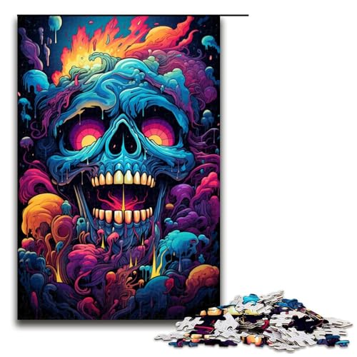 Puzzle für Erwachsene 1000 Teile buntes psychedelisches Monster Puzzle Lernspiele für Zuhause DIY Spielzeug tolles Geschenk für Spiele 75 x 50 cm Puzzle für Erwachsene 1000 Teile buntes psychedelisches Monster Puzzle Lernspiele für Zuhause DIY Spielzeug tolles Geschenk für Spiele 75 x 50 cm von QSYFNBZL