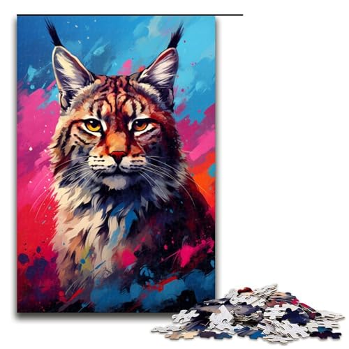Puzzle für Erwachsene 1000 Teile buntes und hübsches Katzen Puzzle für Lernspiele Herausforderungsspielzeug einzigartige Heimdekoration und Geschenke 75 x 50 cm Puzzle für Erwachsene 1000 Teile buntes und hübsches Katzen Puzzle für Lernspiele Herausforderungsspielzeug einzigartige Heimdekoration und Geschenke 75 x 50 cm von QSYFNBZL