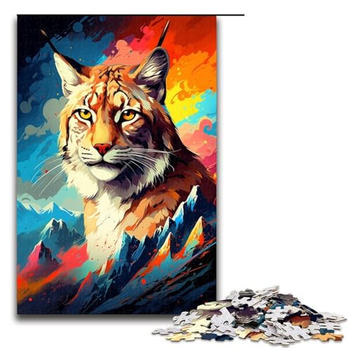 Puzzle für Erwachsene 1000 Teile buntes und hübsches Katzen Puzzle für Lernspiele Herausforderungsspielzeug einzigartige Heimdekoration und Geschenke 75 x 50 cm Puzzle für Erwachsene 1000 Teile buntes und hübsches Katzen Puzzle für Lernspiele Herausforderungsspielzeug einzigartige Heimdekoration und Geschenke 75 x 50 cm von QSYFNBZL