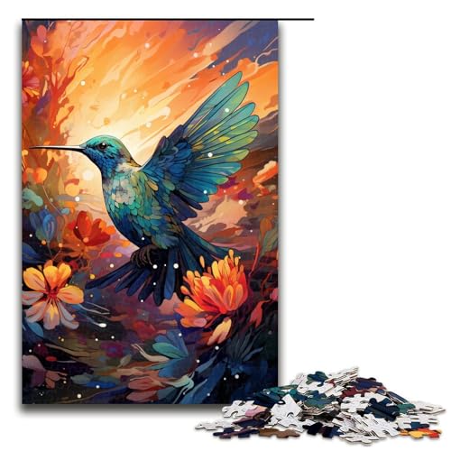 Puzzle für Erwachsene 1000 Teile exotischer bunter Kolibri Lernspiele für Zuhause DIY Spielzeug tolles Geschenk für Spiele 75 x 50 cm Puzzle für Erwachsene 1000 Teile exotischer bunter Kolibri Lernspiele für Zuhause DIY Spielzeug tolles Geschenk für Spiele 75 x 50 cm von QSYFNBZL