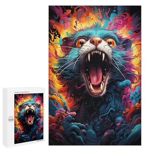 Puzzle für Erwachsene 1000 Teile farbenfrohe Psychedelia der Mäuse Puzzle Spiele Spielzeug Geschenk geeignet als Schreibtischdekoration 75 x 50 cm Puzzle für Erwachsene 1000 Teile farbenfrohe Psychedelia der Mäuse Puzzle Spiele Spielzeug Geschenk geeignet als Schreibtischdekoration 75 x 50 cm von QSYFNBZL