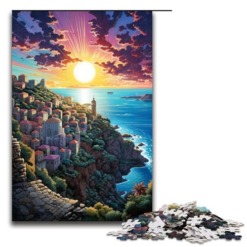 Puzzle für Erwachsene 1000 Teile farbenfrohe Psychedelia der Stadtmauern von Dubrovnik Puzzle für Erwachsene Holzspiele für die ganze Familie Weihnachtsund Geburtstagsgeschenke 75 x 50 cm Puzzle für Erwachsene 1000 Teile farbenfrohe Psychedelia der Stadtmauern von Dubrovnik Puzzle für Erwachsene Holzspiele für die ganze Familie Weihnachtsund Geburtstagsgeschenke 75 x 50 cm von QSYFNBZL