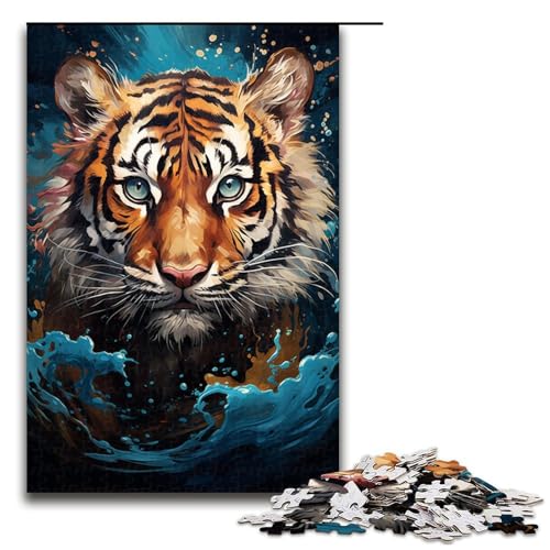 Puzzle für Erwachsene 1000 Teile farbenfrohe Psychedelia eines süßen kleinen Tigers Geburtstagsgeschenk für Teenager ab 14 Jahren 75 x 50 cm Puzzle für Erwachsene 1000 Teile farbenfrohe Psychedelia eines süßen kleinen Tigers Geburtstagsgeschenk für Teenager ab 14 Jahren 75 x 50 cm von QSYFNBZL