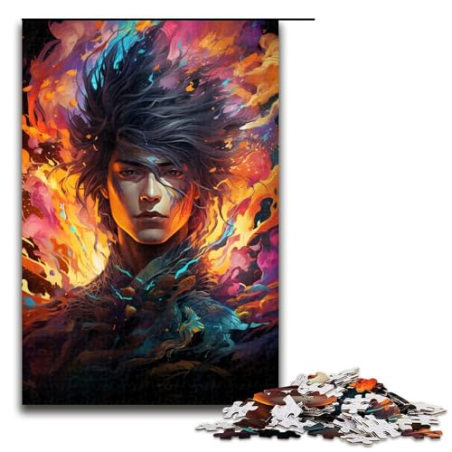 Puzzle für Erwachsene 1000 Teile farbenfroher Psychedelischer Krieger Holzpuzzle Lernspielzeug Familienspiele 75 x 50 cm Puzzle für Erwachsene 1000 Teile farbenfroher Psychedelischer Krieger Holzpuzzle Lernspielzeug Familienspiele 75 x 50 cm von QSYFNBZL