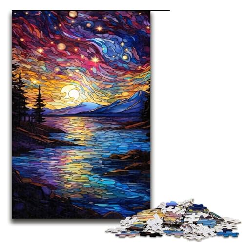 Puzzle für Erwachsene 1000 Teile farbenfroher Sommerabend Sonnenuntergang Geburtstagsgeschenk für Teenager ab 14 Jahren 1000 Teile Puzzle für Erwachsene 1000 Teile farbenfroher Sommerabend Sonnenuntergang Geburtstagsgeschenk für Teenager ab 14 Jahren 1000 Teile von QSYFNBZL
