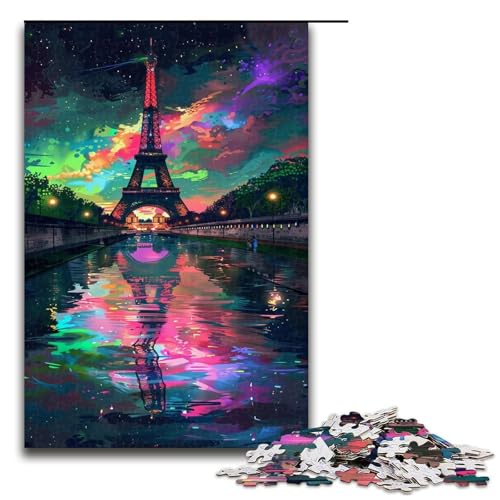 Puzzle für Erwachsene 1000 Teile farbenfrohes Eiffelturm Puzzle Geburtstagsgeschenk für Teenager ab 14 Jahren 1000 Teile Puzzle für Erwachsene 1000 Teile farbenfrohes Eiffelturm Puzzle Geburtstagsgeschenk für Teenager ab 14 Jahren 1000 Teile von QSYFNBZL
