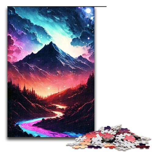 Puzzle für Erwachsene 1000 Teile farbenfrohes Naturpuzzle Geburtstagsgeschenk für Teenager ab 14 Jahren 75 x 50 cm Puzzle für Erwachsene 1000 Teile farbenfrohes Naturpuzzle Geburtstagsgeschenk für Teenager ab 14 Jahren 75 x 50 cm von QSYFNBZL