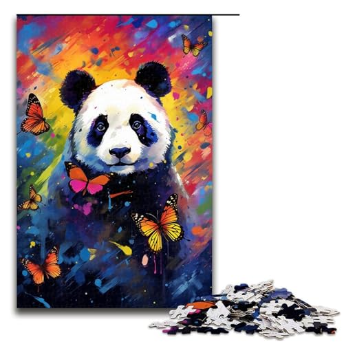 Puzzle für Erwachsene 1000 Teile farbenfrohes Panda Puzzle für Lernspiele Herausforderungsspielzeug einzigartige Heimdekoration und Geschenke 75 x 50 cm Puzzle für Erwachsene 1000 Teile farbenfrohes Panda Puzzle für Lernspiele Herausforderungsspielzeug einzigartige Heimdekoration und Geschenke 75 x 50 cm von QSYFNBZL
