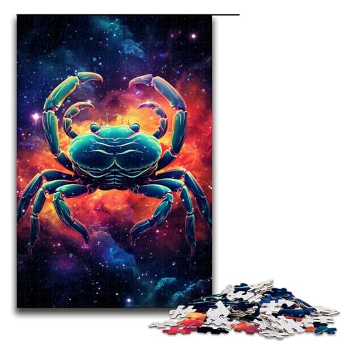 Puzzle für Erwachsene 1000 Teile farbenfrohes psychedelisches Galaxie Krabben Puzzle Lernspiele für Zuhause DIY Spielzeug tolles Geschenk für Spiele 75 x 50 cm Puzzle für Erwachsene 1000 Teile farbenfrohes psychedelisches Galaxie Krabben Puzzle Lernspiele für Zuhause DIY Spielzeug tolles Geschenk für Spiele 75 x 50 cm von QSYFNBZL