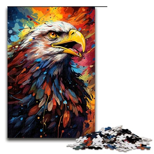 Puzzle für Erwachsene 1000 Teile farbenfrohes psychedelisches Himmelsbussard Holzpuzzle Lernspielzeug Familienspiele 75 x 50 cm Puzzle für Erwachsene 1000 Teile farbenfrohes psychedelisches Himmelsbussard Holzpuzzle Lernspielzeug Familienspiele 75 x 50 cm von QSYFNBZL