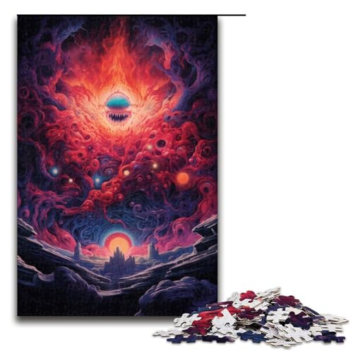 Puzzle für Erwachsene 1000 Teile farbenfrohes psychedelisches Japanisches Landschaftspuzzle für Erwachsene Holzspiele für die ganze Familie Weihnachts und Geburtstagsgeschenke 75 x 50 cm Puzzle für Erwachsene 1000 Teile farbenfrohes psychedelisches Japanisches Landschaftspuzzle für Erwachsene Holzspiele für die ganze Familie Weihnachts und Geburtstagsgeschenke 75 x 50 cm von QSYFNBZL