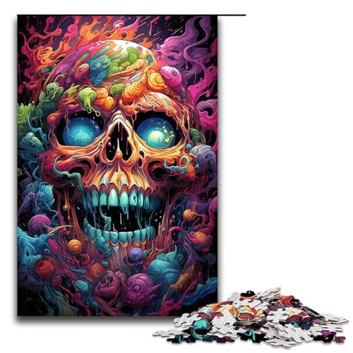 Puzzle für Erwachsene 1000 Teile farbenfrohes psychedelisches Monster Heimdekoration Puzzle Spielzeug Geschenk für die ganze Familie 75 x 50 cm Puzzle für Erwachsene 1000 Teile farbenfrohes psychedelisches Monster Heimdekoration Puzzle Spielzeug Geschenk für die ganze Familie 75 x 50 cm von QSYFNBZL