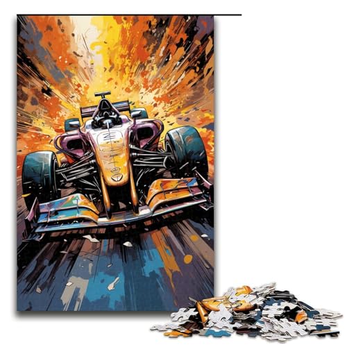 Puzzle für Erwachsene 1000 Teile farbenfrohes psychedelisches Sportauto unmögliches Puzzle Familienspiel Stressabbau schwierige Herausforderung 75 x 50 cm Puzzle für Erwachsene 1000 Teile farbenfrohes psychedelisches Sportauto unmögliches Puzzle Familienspiel Stressabbau schwierige Herausforderung 75 x 50 cm von QSYFNBZL