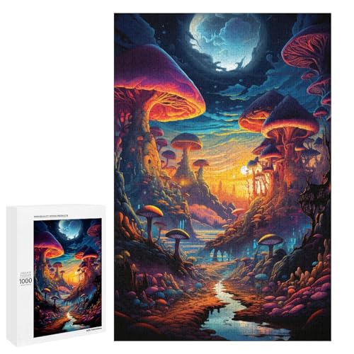 Puzzle für Erwachsene 1000 Teile farbenfrohes psychedelisches Traumland Puzzle Spiele Spielzeug Geschenk geeignet als Schreibtischdekoration 75 x 50 cm Puzzle für Erwachsene 1000 Teile farbenfrohes psychedelisches Traumland Puzzle Spiele Spielzeug Geschenk geeignet als Schreibtischdekoration 75 x 50 cm von QSYFNBZL